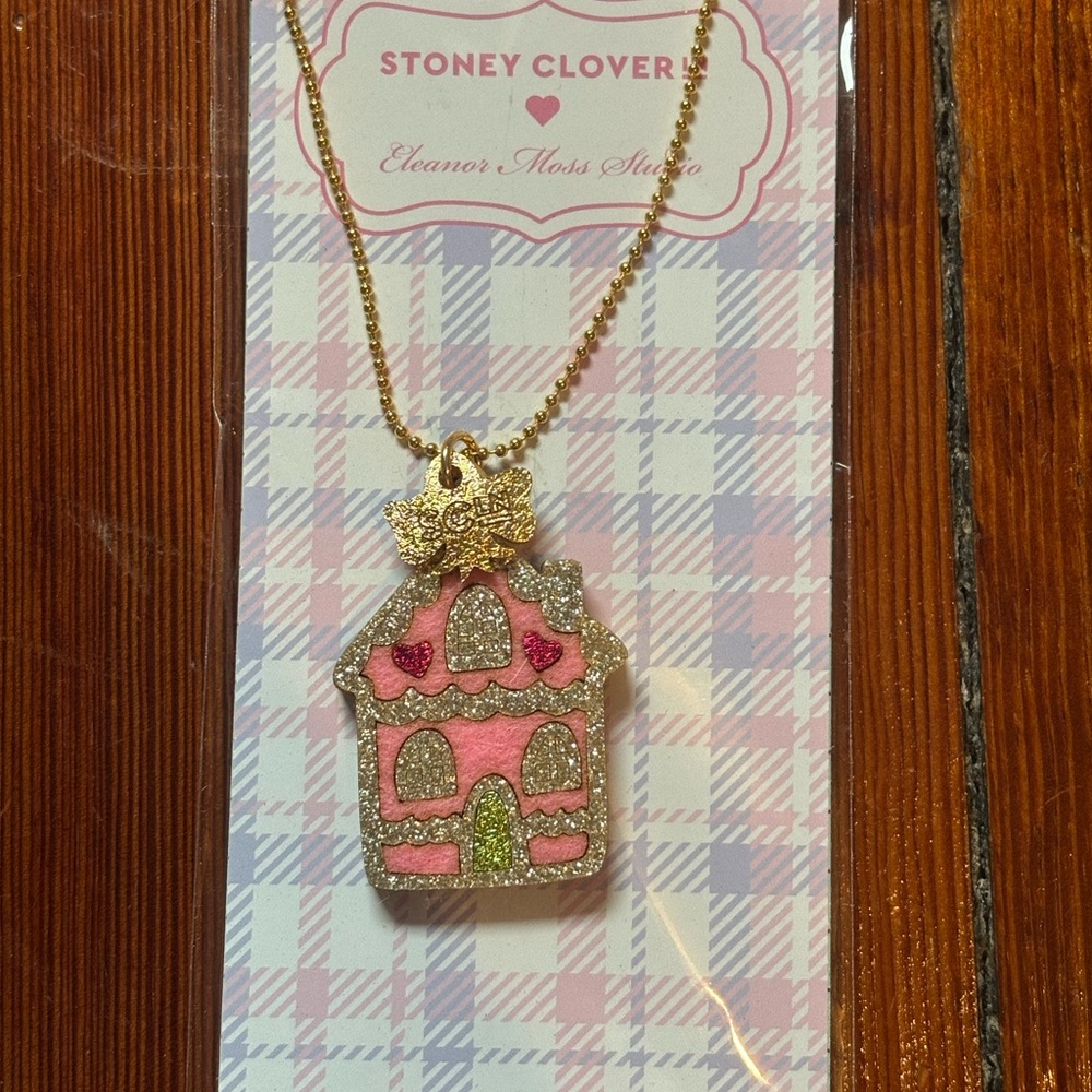 Stoney Clover Lane Holiday Gingerbread Necklace